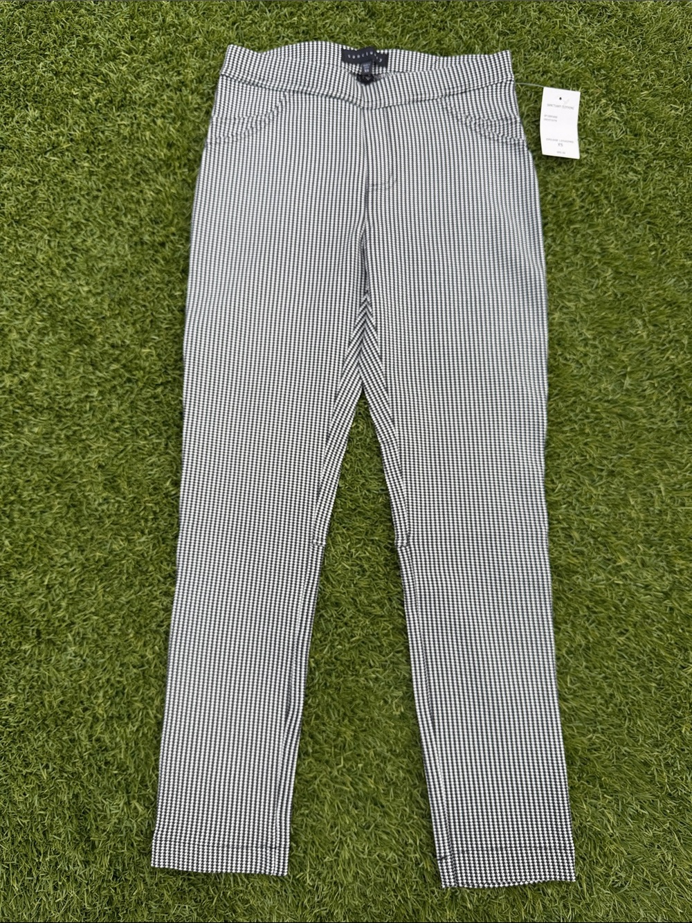 Sanctuary Black and White Striped Chinos
